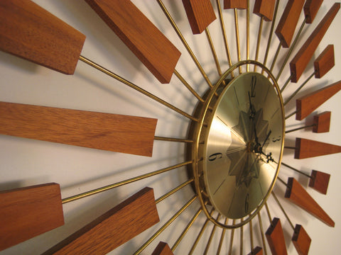 Starburst Westclox Clock