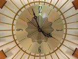 Starburst Westclox Clock