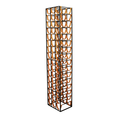 1960s Arthur Umanoff 48-Bottle Wine Rack