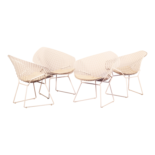 1970s Knoll Bertoia Diamond Chairs - Set of 4