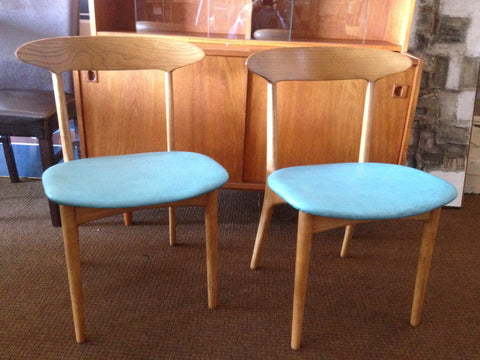 Set of Eight Danish Modern Dining Chairs