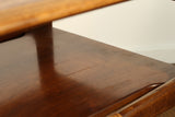 Lane Side Table with Aluminum and Starburst Inlays