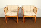 1960s Danish Teak Plexus Lounge Chairs by Illum Wikkelsø for CFC Silkeborg - a Pair