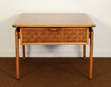 Lane Perception Mid-Century Modern Walnut Side Table