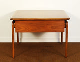 Lane Perception Mid-Century Modern Walnut Side Table