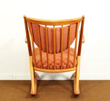 1960s Vintage Frank Reenskaug for Bramin Danish Teak Rocking Chair