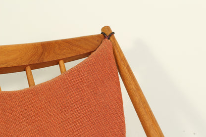1960s Vintage Frank Reenskaug for Bramin Danish Teak Rocking Chair