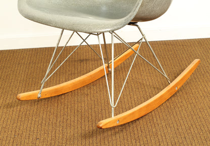 1950s Vintage Herman Miller Eames Fiberglass Rocker, 2nd Edition