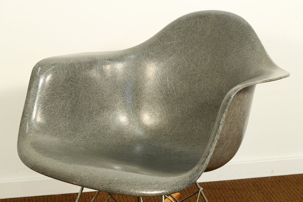 1950s Vintage Herman Miller Eames Fiberglass Rocker 2nd Edition