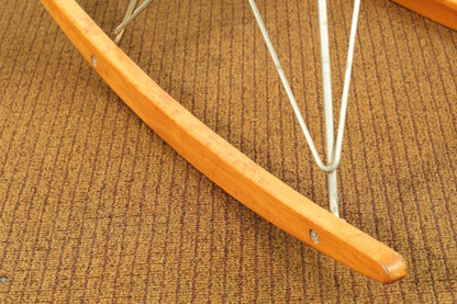 1950s Vintage Herman Miller Eames Fiberglass Rocker, 2nd Edition