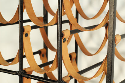 1960s Arthur Umanoff 48-Bottle Wine Rack