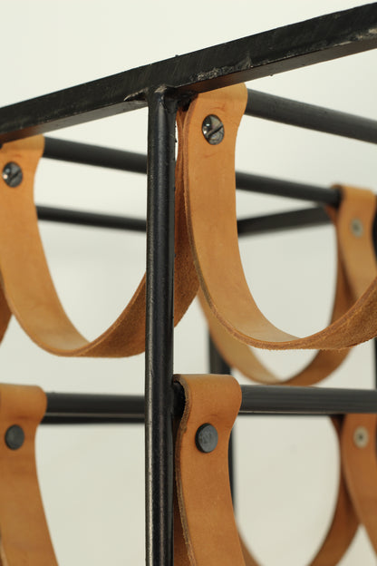1960s Arthur Umanoff 48-Bottle Wine Rack