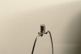 Curtis Jere for Laurel Geometric Chrome Lamps - a Pair