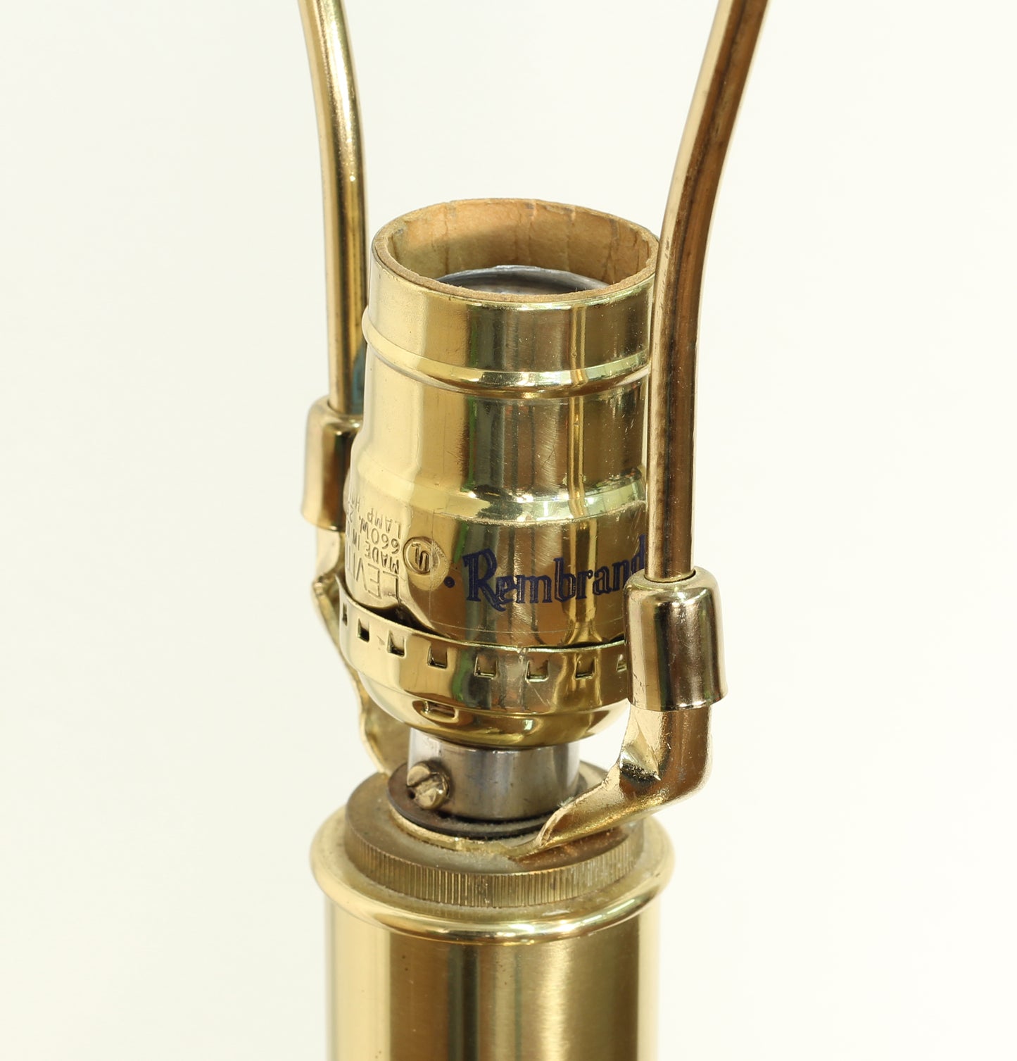Cast Brass Table Lamp by Rembrandt