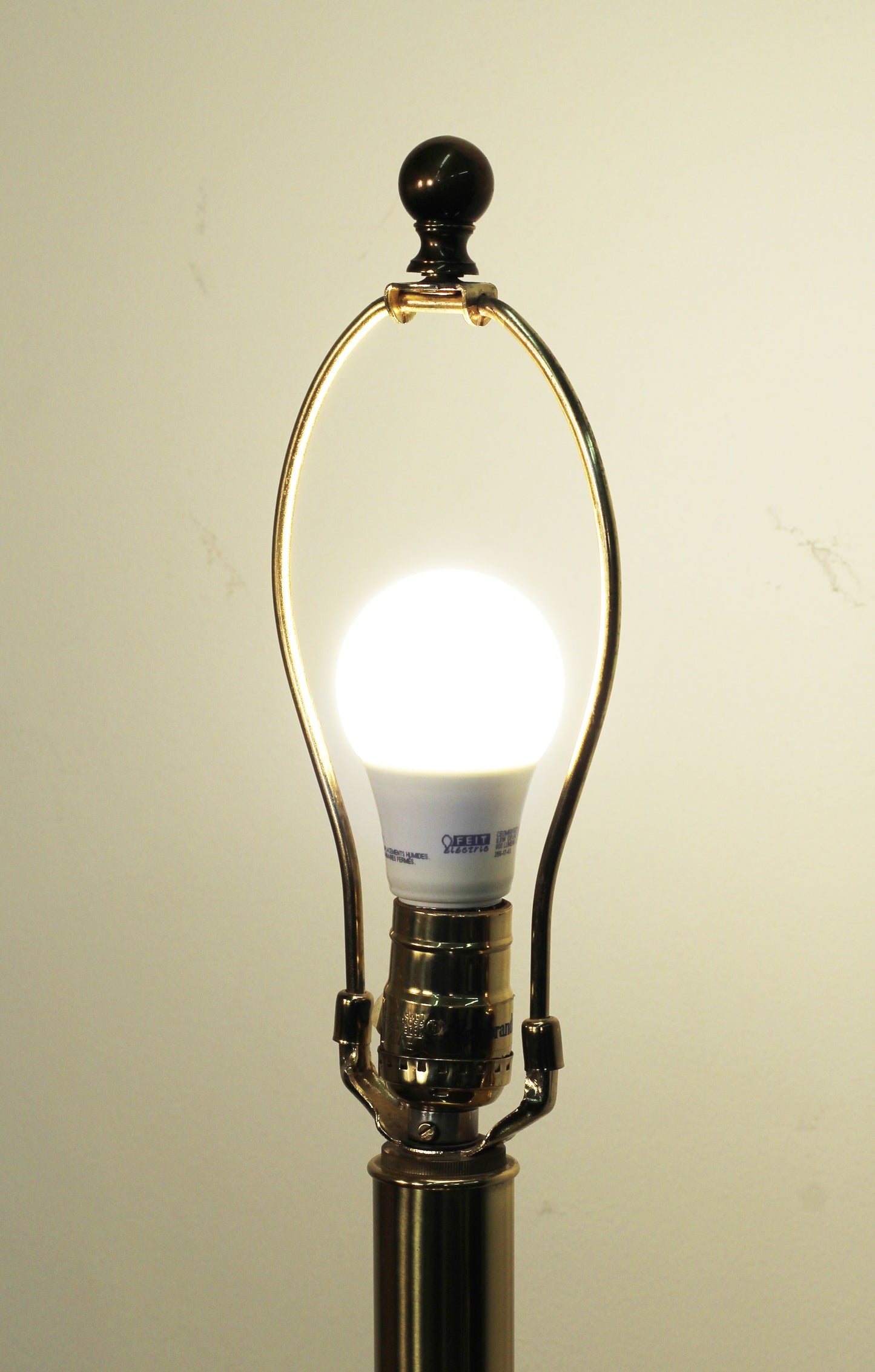 Cast Brass Table Lamp by Rembrandt