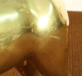 Vintage Brass Antelope Statues Sculptures- Set of 2