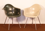 Vintage Herman Miller DAG Fiberglass Armchairs - Set of 2