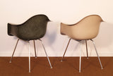 Vintage Herman Miller DAG Fiberglass Armchairs - Set of 2