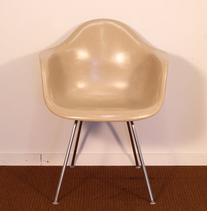 Vintage Herman Miller DAG Fiberglass Armchairs - Set of 2