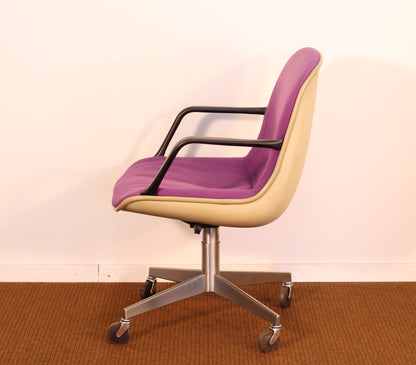 1970s Steelcase Rolling Chairs - Set of Six