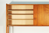 1950s Hans Wegner for Ry Mobler Model Ry-20 Danish Teak Credenza Hutch
