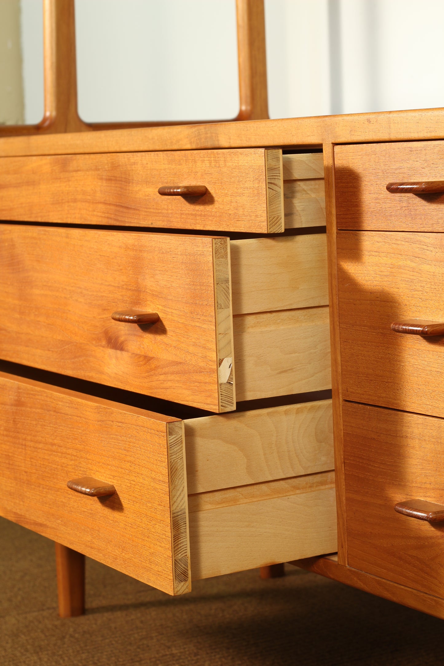 1950s Hans Wegner for Ry Mobler Model Ry-20 Danish Teak Credenza Hutch