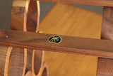 Custom Kraft Mid-Century Walnut Wine Rack