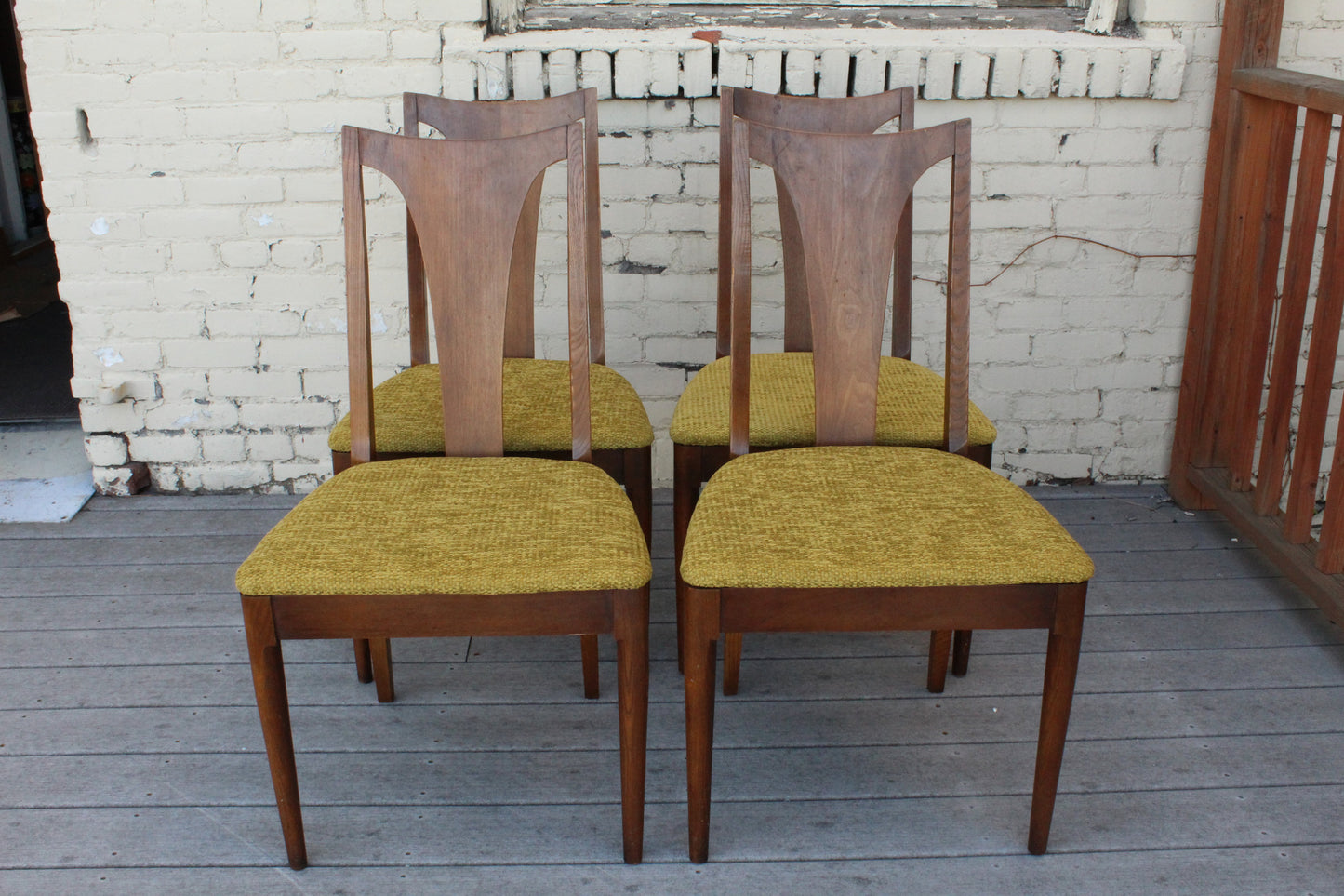 Set Four Broyhill Brasilia Dining Chairs