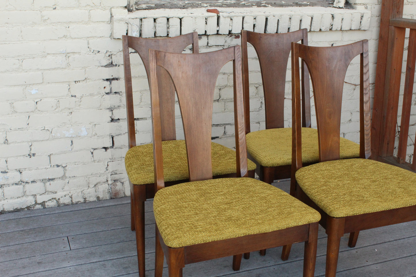 Set Four Broyhill Brasilia Dining Chairs