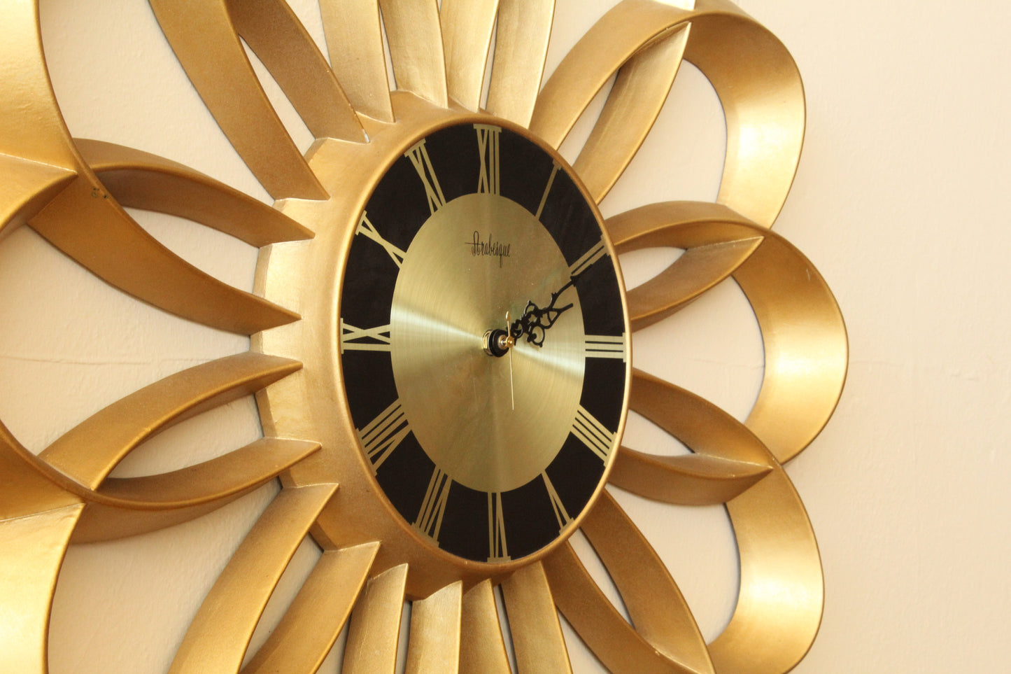 Burwood Atomic Arabesque Wall Clock