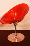 Kartell Opaque Red Chairs - A Pair