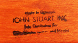 John Stuart Danish Teak & Cane Full Headboard