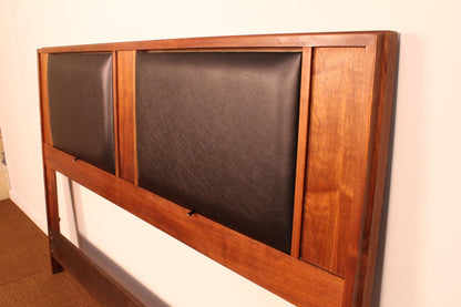 John Keal for Brown Saltman Walnut Headboard Queen