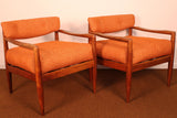 Adrian Pearsall for Craft Associates #834-C Lounge Chairs- Pair
