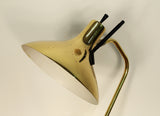 Maurizio Tempestini Lightolier Style Brass Table Lamp