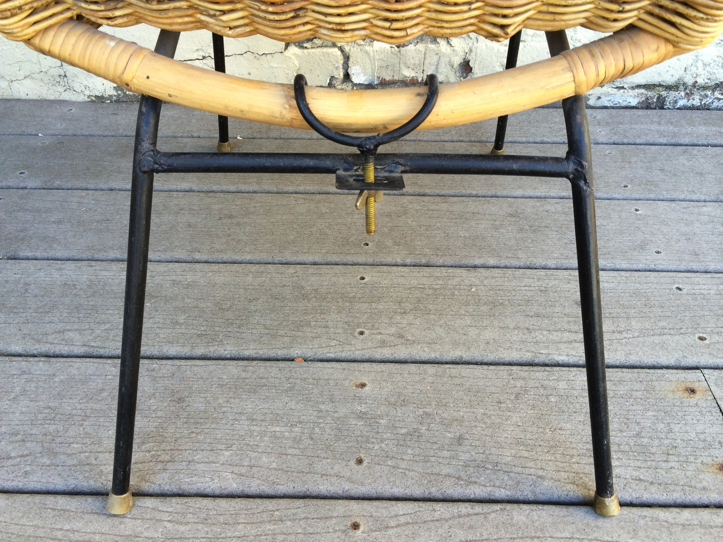 Wicker Armchair by Arthur Umanoff