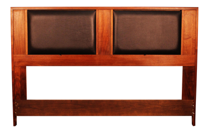 John Keal for Brown Saltman Walnut Headboard Queen