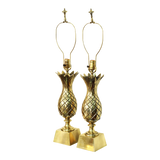 Brass Pineapple Lamps by Westwood Industries - a Pair