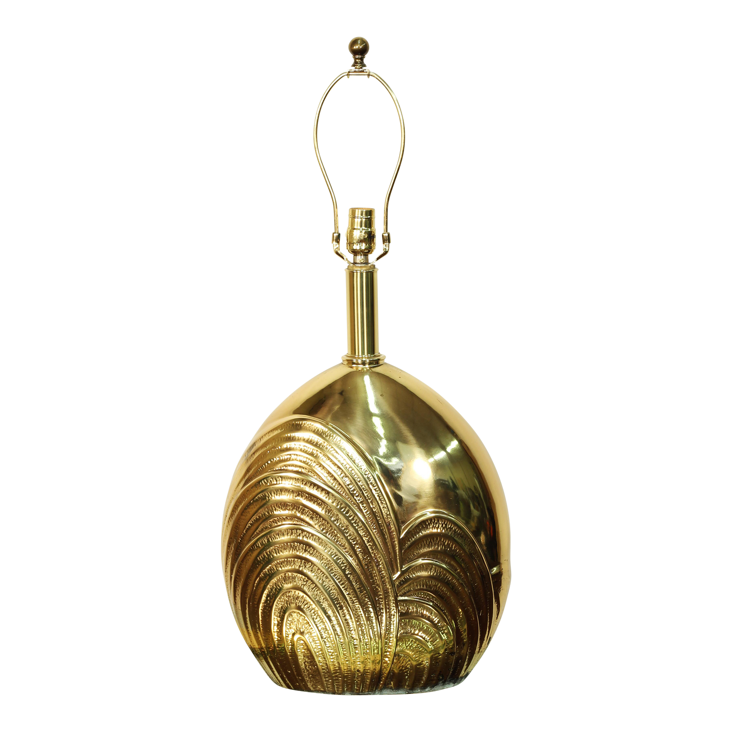 Cast Brass Table Lamp by Rembrandt