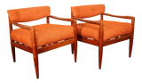 Adrian Pearsall for Craft Associates #834-C Lounge Chairs- Pair