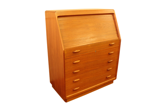 Dyrlund Danish Teak Rolltop Desk