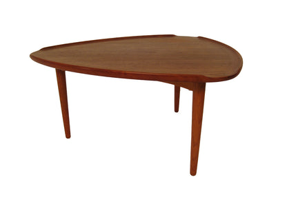 Teak Triangular Coffee/Occasional Table