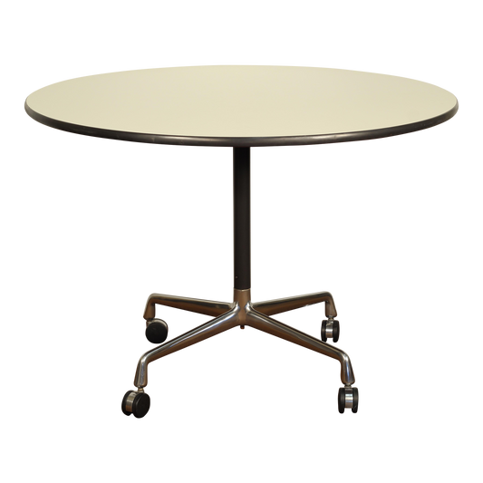 Herman Miller Eames Aluminum Group Dining Table with Casters