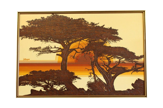 Mid-Century Letterman Painting