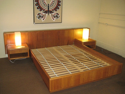 Teak Platform Bed