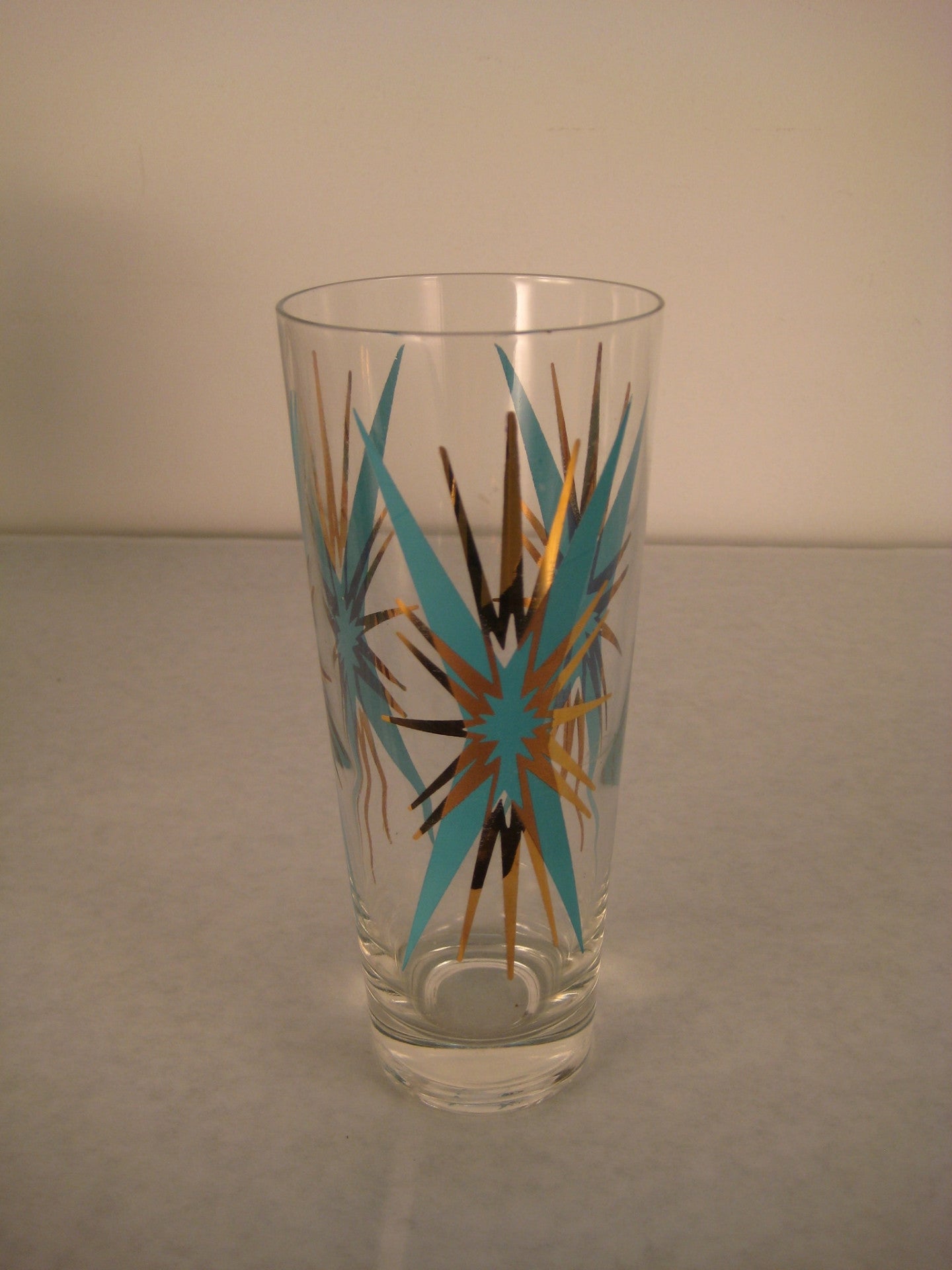 Set 8 Atomic Starburst Glasses with Caddy