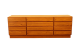 Mid-Century Danish Teak Twelve-Drawer Dresser