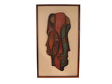 Witco-Style Framed Abstract Mid Century